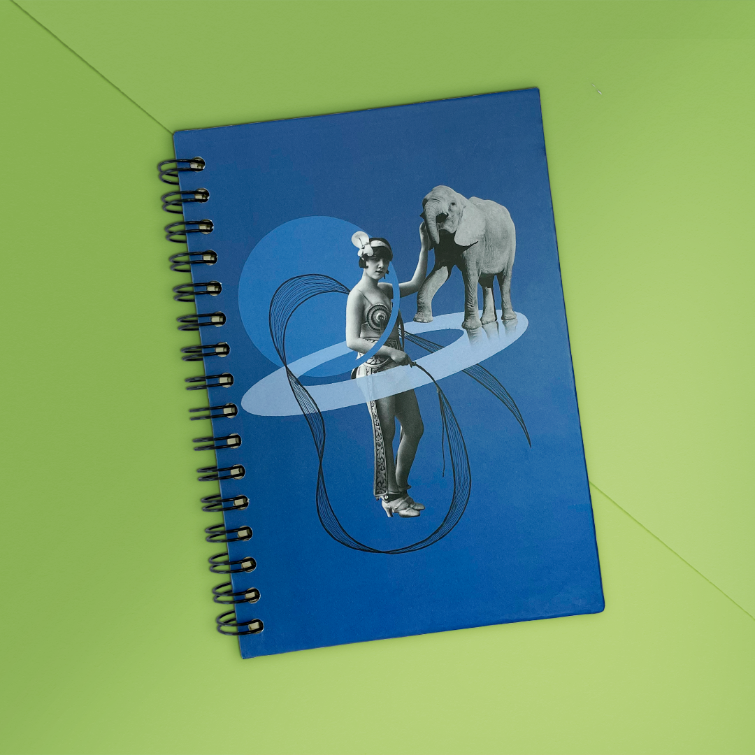 Libreta Circo abstracto fotografía intervenida Casasola Fotografía