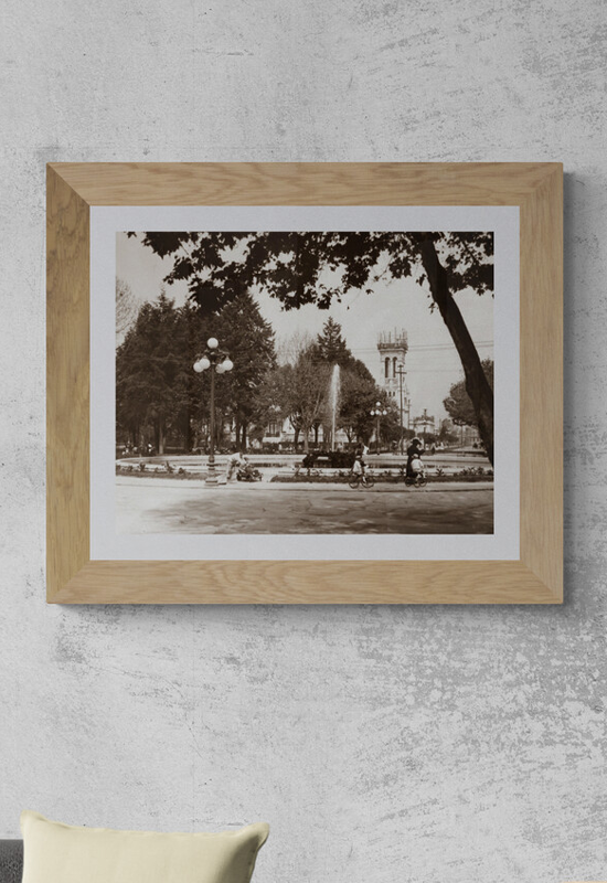 La fuente de La Plaza Río de Janeiro en la Colonia Roma