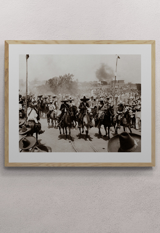 Gral. Emiliano Zapata entrando a Cuautla, Mor.