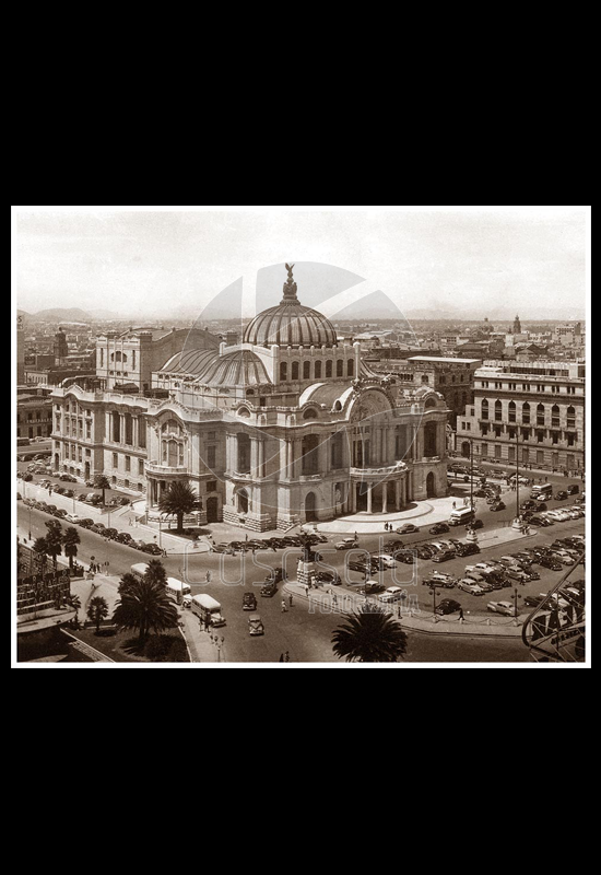El Palacio de Bellas Artes, El Palacio de Correos y El Banco de México