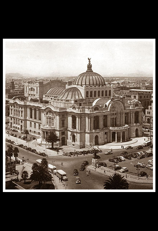 El Palacio de Bellas Artes, El Palacio de Correos y El Banco de México