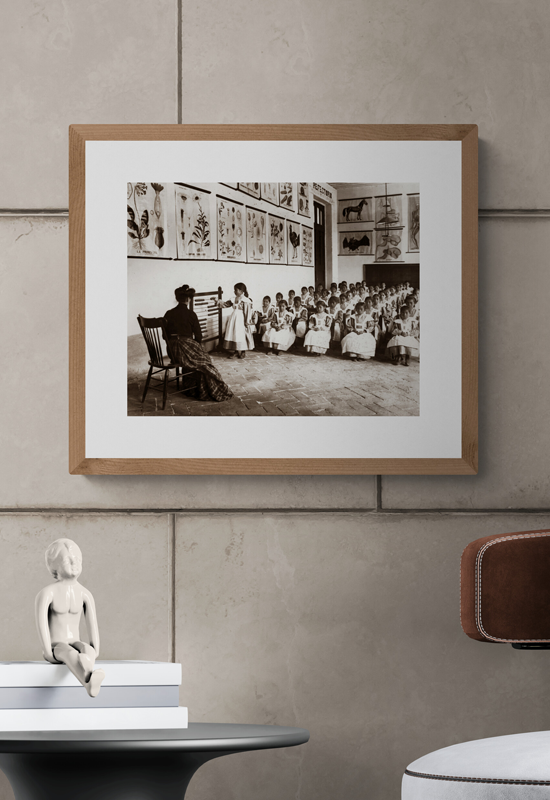 Interior de un salón en el Colegio de las Vizcaínas