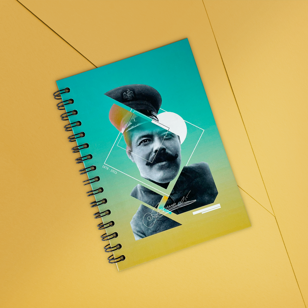 Libreta Rango Icónico Verde fotografía intervenida Casasola Fotografía