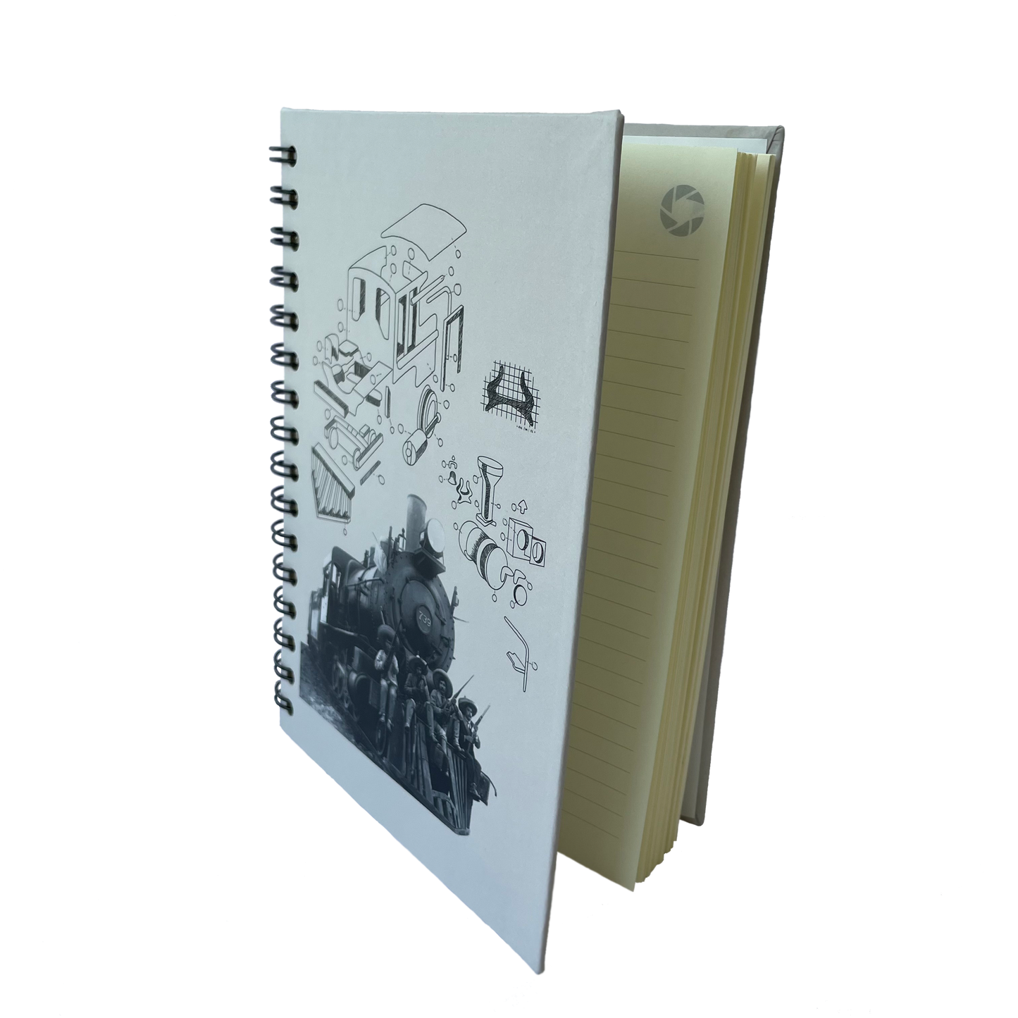 Libreta Movimiento agrupado fotografía intervenida Casasola Fotografía