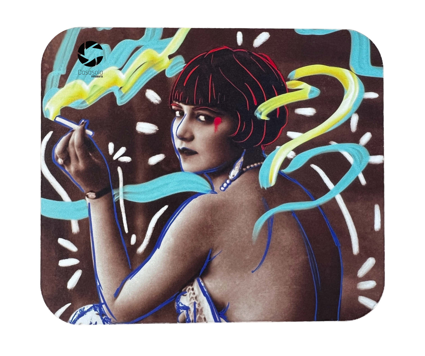 Mouse pad Catarsis y Suspiro de colores fotografía intervenida Casasola fotografía