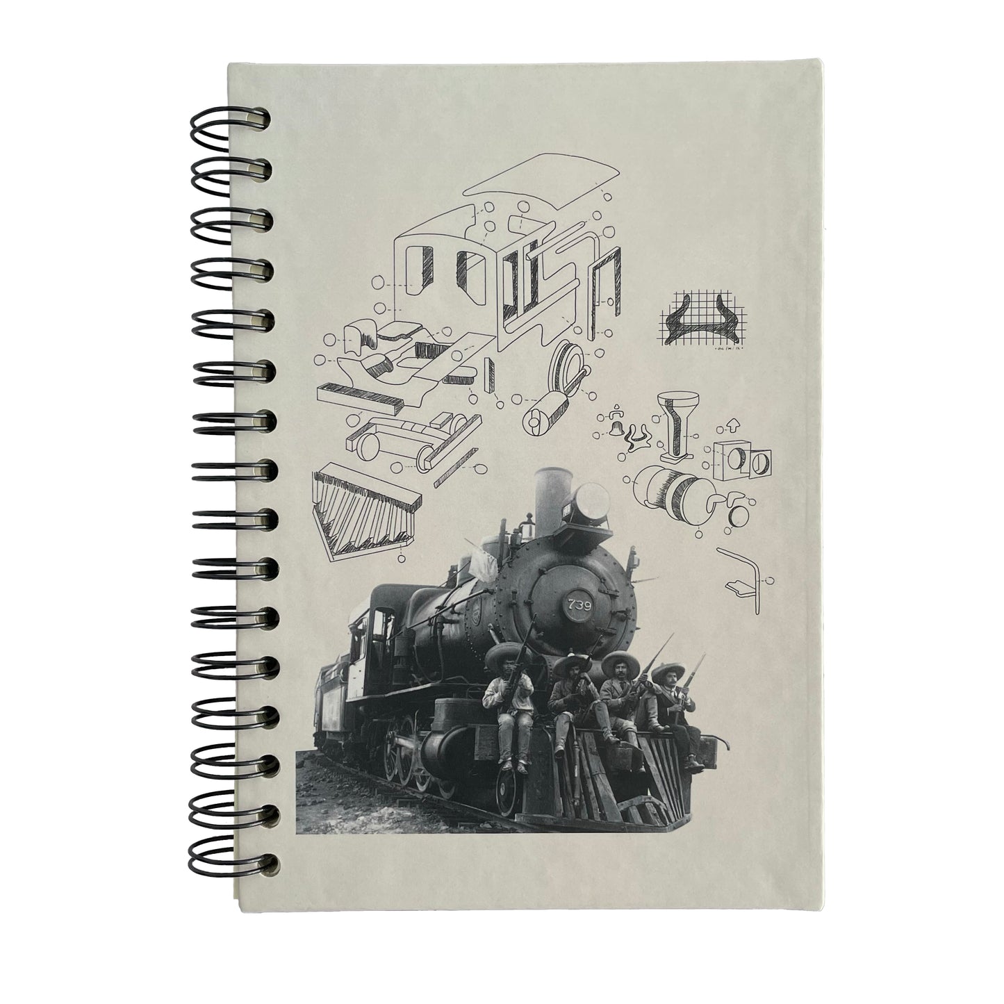 Libreta Movimiento agrupado fotografía intervenida Casasola Fotografía