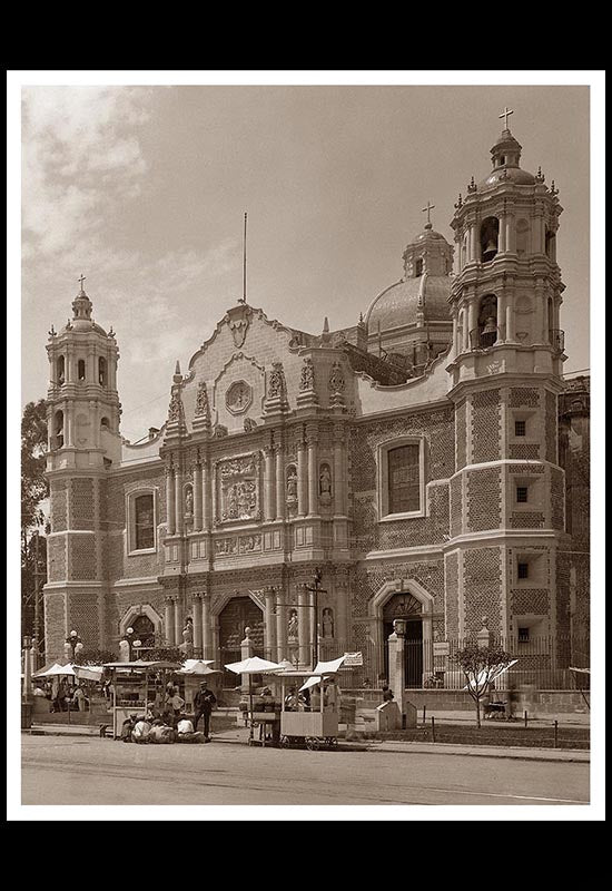 Vista de la Antigua Basílica de Guadalupe