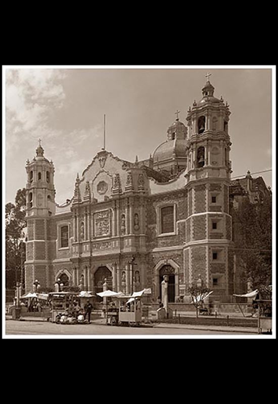 Vista de la Antigua Basílica de Guadalupe