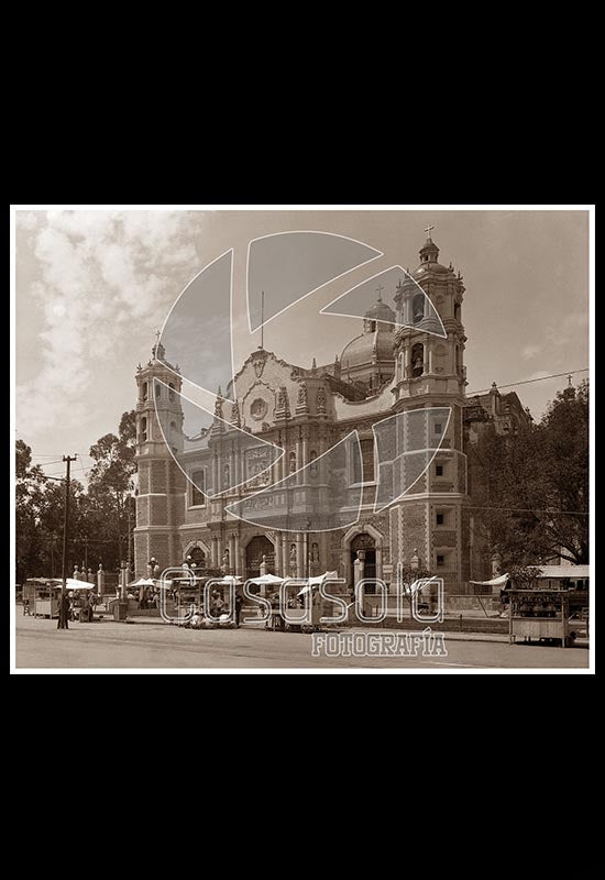 Vista de la Antigua Basílica de Guadalupe
