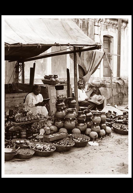Mercado de cerámica en Valle de Bravo