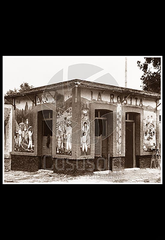 Pulquería "La Rosita" pintada por Frida Kahlo y sus alumnas