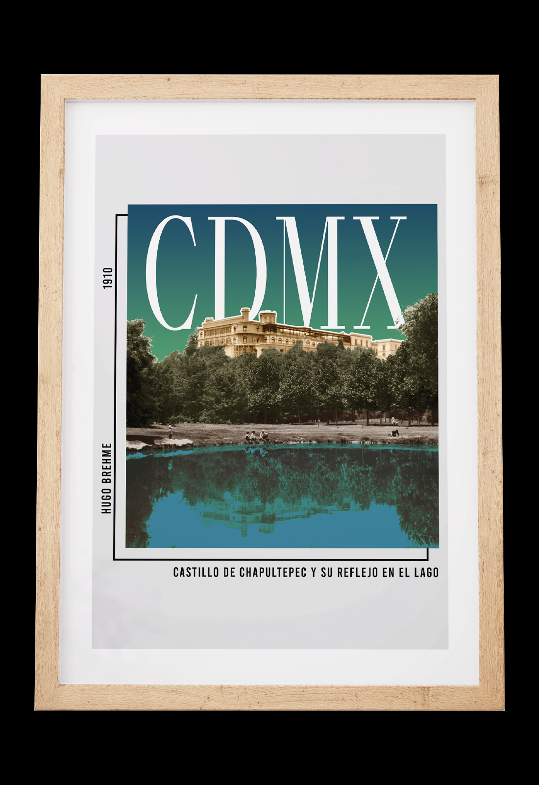 Marco Chapultepec fotografía intervenida Casasola Fotografía