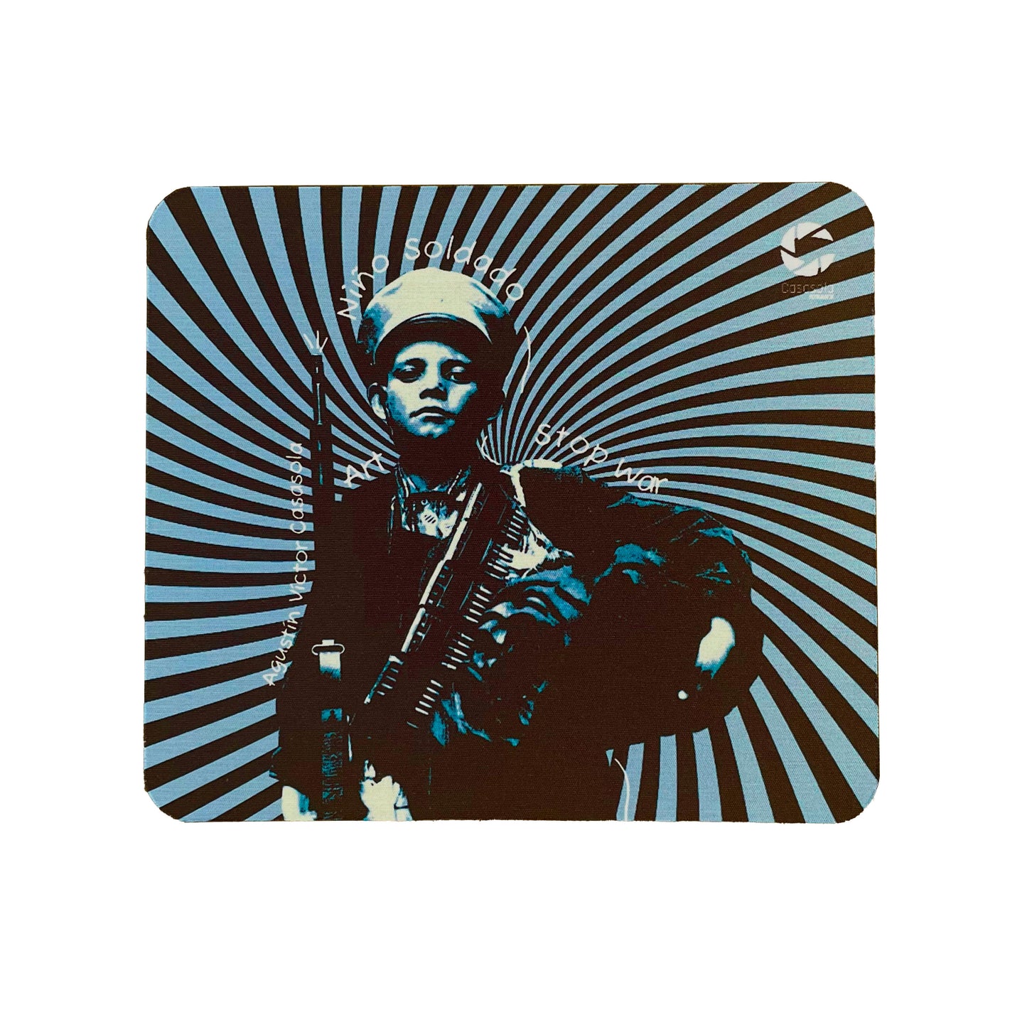 Mouse pad Niño soldado fotografía intervenida Casasola fotografía