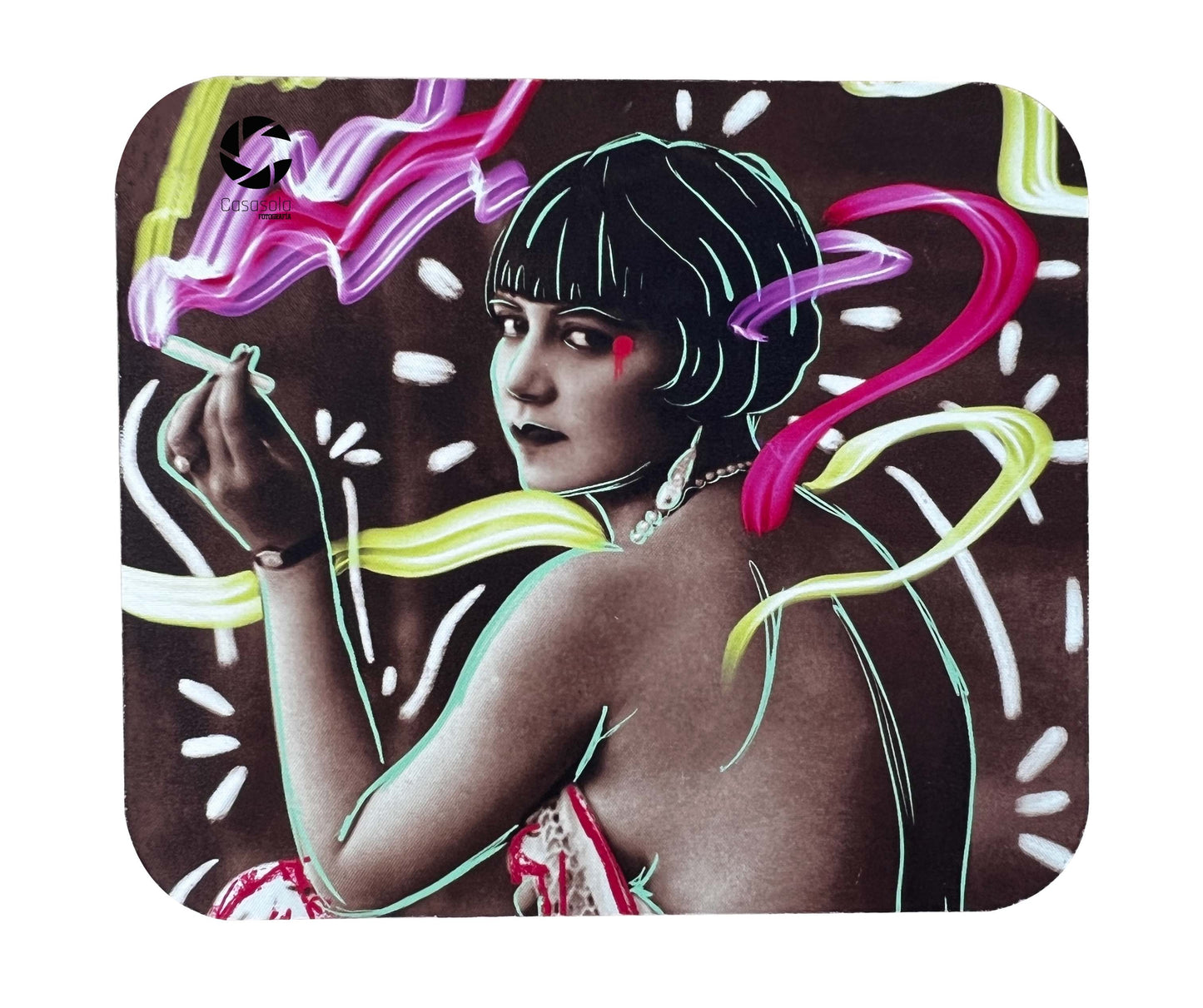Mouse pad Catarsis y Suspiro de colores fotografía intervenida Casasola fotografía