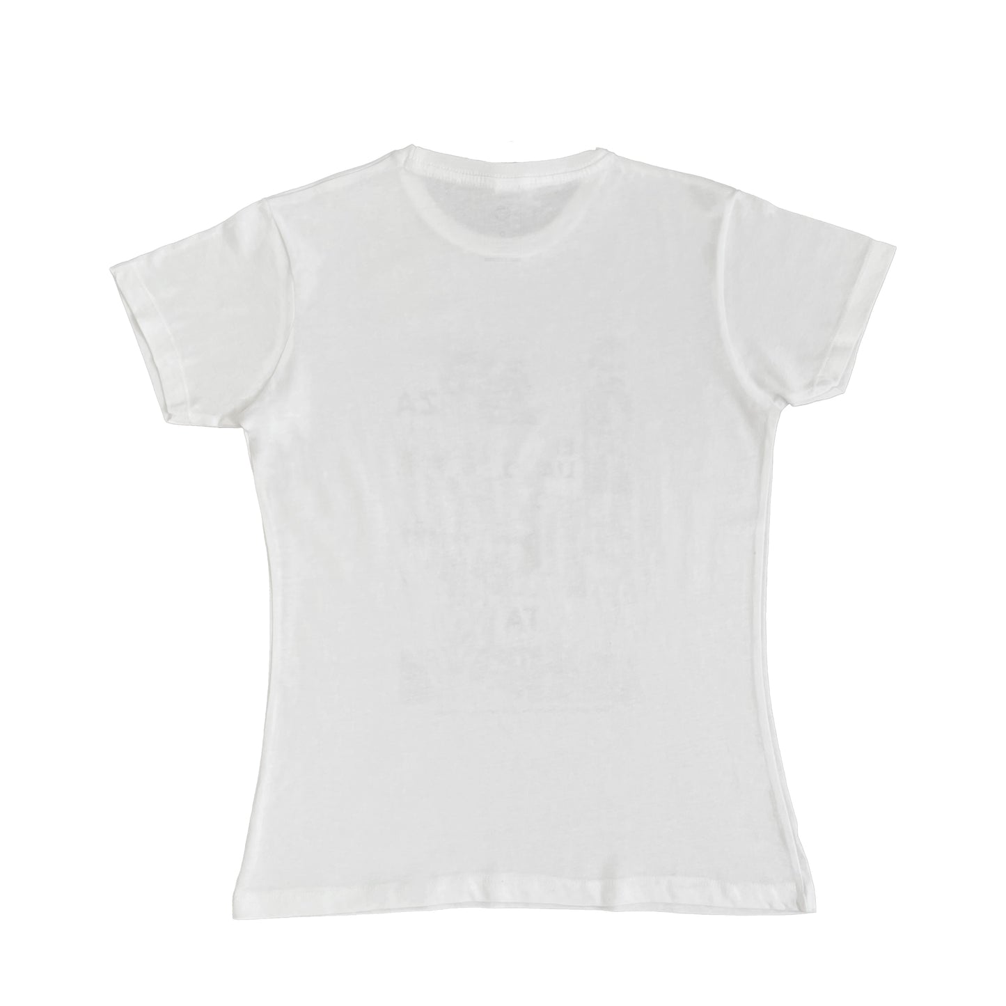 Playera blanca Empedrada fotografía intervenida Casasola fotografía