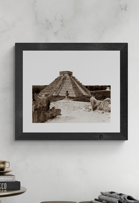 Vista panorámica parcial de Chichén Itzá