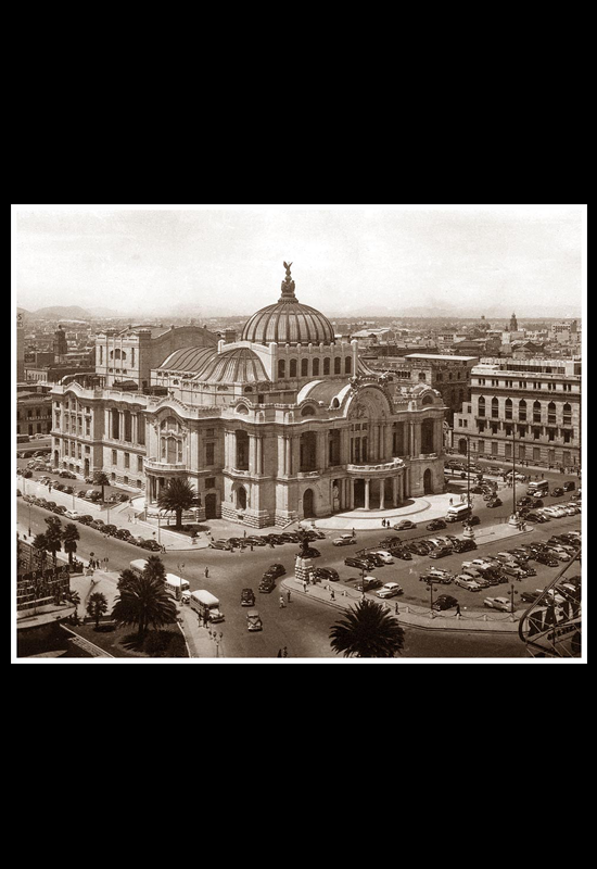 El Palacio de Bellas Artes, El Palacio de Correos y El Banco de México