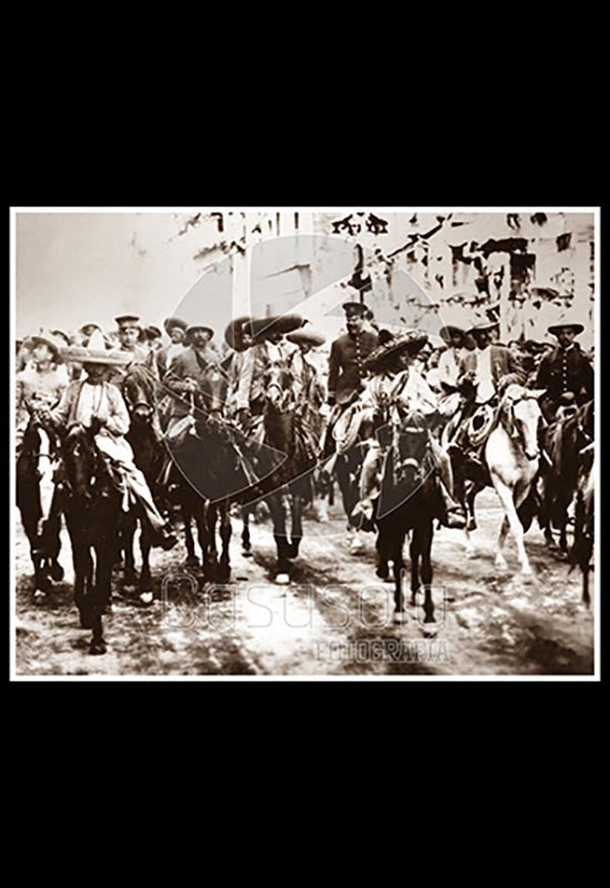 Grales. Villa y Zapata entrando a la ciudad de México