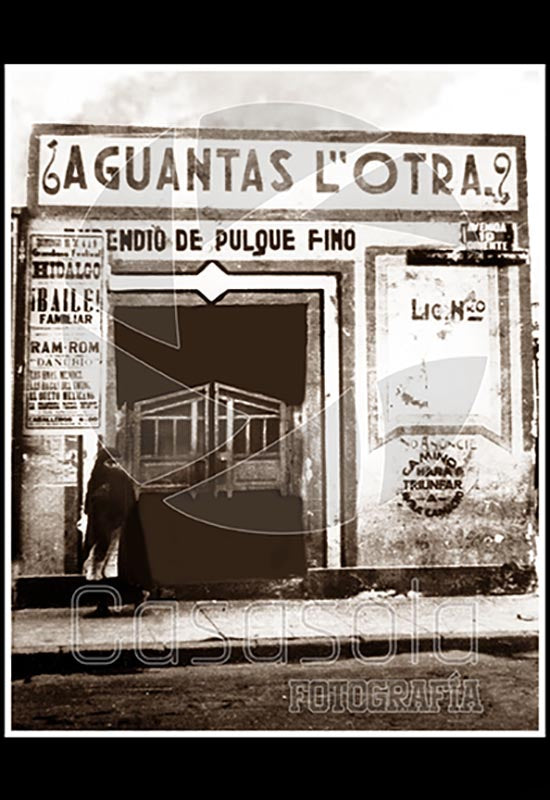 Pulquería "Aguantas L'otra" en la ciudad de Puebla